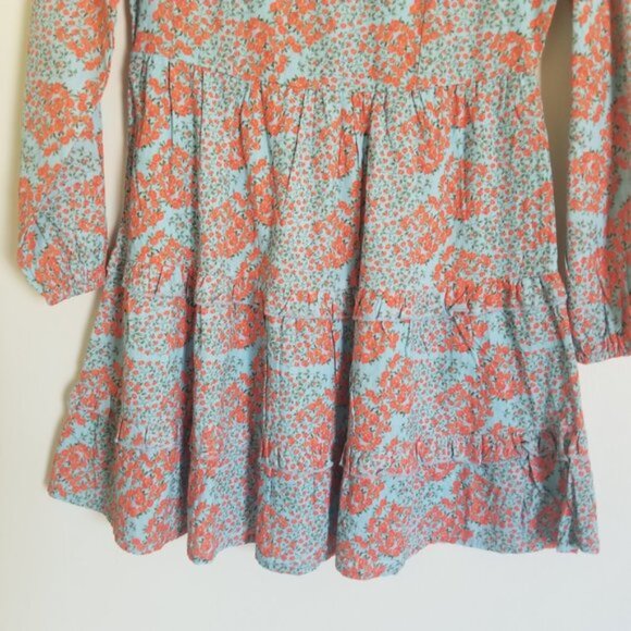 NWT Roller Rabbit Dening Nori Long Sleeve Tiered Dress - XS - Picture 5 of 11